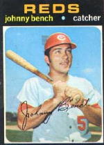 1971 Topps Baseball Cards      250     Johnny Bench